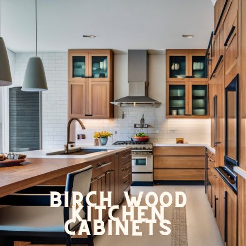 Birch Wood Kitchen Cabinets